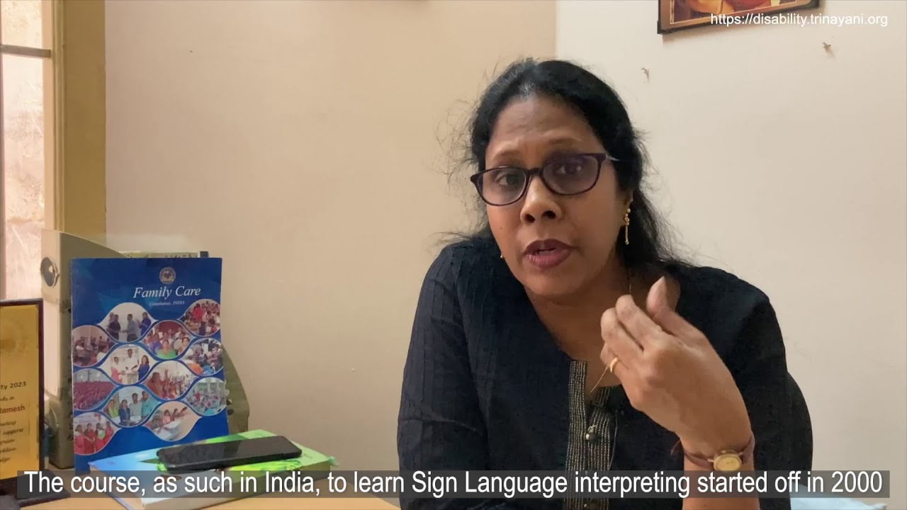 Dr. Renuka Rameshan on Indian Sign Language